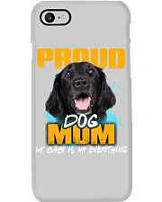 Flat Coated Retriever-Proud Dog Mom Phone Case tile