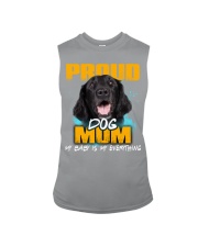 Flat Coated Retriever-Proud Dog Mom Sleeveless Tee tile