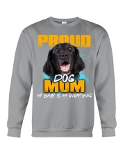 Flat Coated Retriever-Proud Dog Mom Crewneck Sweatshirt tile
