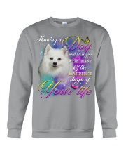 American Eskimo-Bless You Crewneck Sweatshirt tile