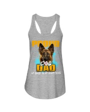 German Shepherd-Proud Dog Dad Ladies Flowy Tank tile