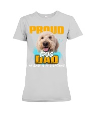 Goldendoodle-Proud Dog Dad Premium Fit Ladies Tee tile