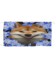 Shiba Inu-Blue Mask Cloth face mask front