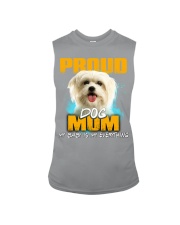 Maltese-Proud Dog Mom Sleeveless Tee tile