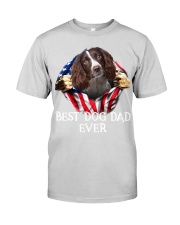 English Springer Spaniel-Dog Flag-Dad Premium Fit Mens Tee tile