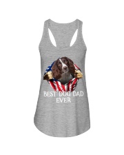 English Springer Spaniel-Dog Flag-Dad Ladies Flowy Tank tile
