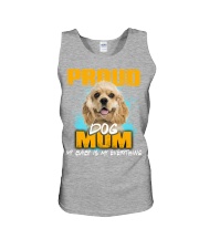 American Cocker Spaniel-Proud Dog Mom Unisex Tank tile