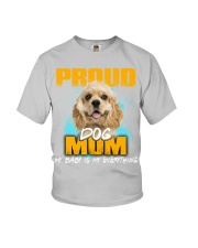 American Cocker Spaniel-Proud Dog Mom Youth T-Shirt tile