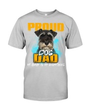 Miniature Schnauzer-Proud Dog Dad Classic T-Shirt tile