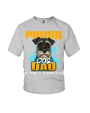 Miniature Schnauzer-Proud Dog Dad Youth T-Shirt tile