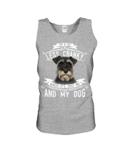 Miniature Schnauzer-Less Cranky Unisex Tank tile