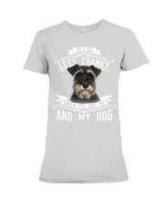 Miniature Schnauzer-Less Cranky Premium Fit Ladies Tee tile