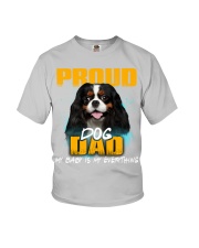 Cavalier King Charles Spaniel-Proud Dog Dad Youth T-Shirt tile