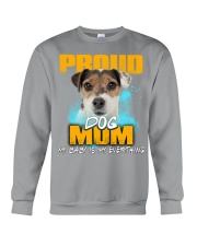 Parson Russell Terrier-Proud Dog Mom Crewneck Sweatshirt tile