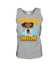 Parson Russell Terrier-Proud Dog Mom Unisex Tank tile