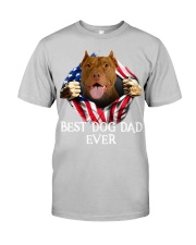 American Pit Bull Terrier-Dog Flag-Dad Classic T-Shirt tile