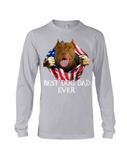 American Pit Bull Terrier-Dog Flag-Dad Long Sleeve Tee tile