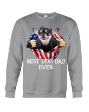 Chihuahua-Dog Flag-Dad Crewneck Sweatshirt tile