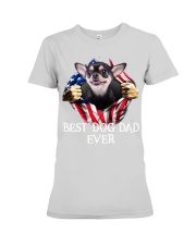 Chihuahua-Dog Flag-Dad Premium Fit Ladies Tee tile