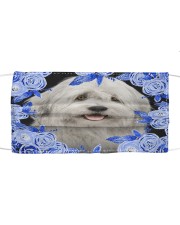 Old English Sheepdog-Blue Mask Cloth face mask front