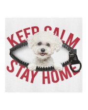 Bichon Frise-Mask-Stay Home Cloth face mask aos-face-mask-coverlet-lifestyle-front-02