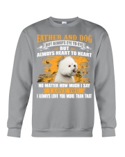 Bichon-Father And Dog Crewneck Sweatshirt tile