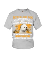 Bichon-Father And Dog Youth T-Shirt tile