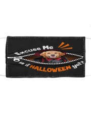 Golden Retriever-Excuse-Mask Cloth face mask front