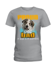 Great Pyrenees-Proud Dog Dad Ladies T-Shirt tile