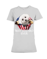 Maltese-02-Dog Flag-Dad Premium Fit Ladies Tee tile