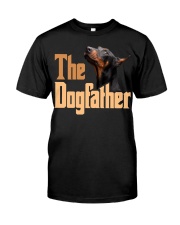 Doberman-The Dogfather-02 Classic T-Shirt front
