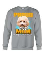 Maltipoo-Proud Dog Mom Crewneck Sweatshirt tile