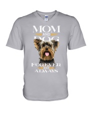 Yorkshire Terrier-Mom And Dog V-Neck T-Shirt tile