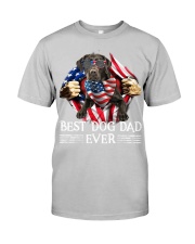 Labrador-Black-Dog Dad Flag Classic T-Shirt tile