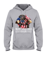 Labrador-Black-Dog Dad Flag Hooded Sweatshirt tile