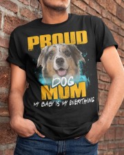 Australian Shepherd-Proud Dog Mom Classic T-Shirt apparel-classic-tshirt-lifestyle-26
