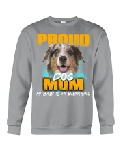 Australian Shepherd-Proud Dog Mom Crewneck Sweatshirt tile