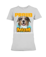 Australian Shepherd-Proud Dog Mom Premium Fit Ladies Tee tile