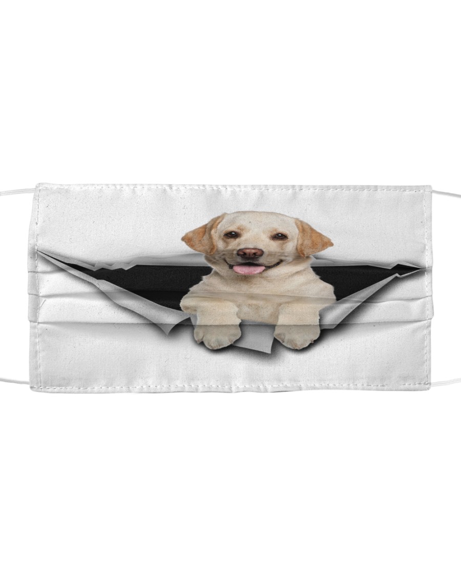 Labrador-Face Mask-Torn Cloth face mask