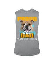English Bulldog-Proud Dog Dad Sleeveless Tee tile