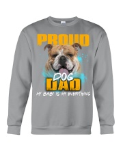 English Bulldog-Proud Dog Dad Crewneck Sweatshirt tile