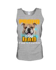 English Bulldog-Proud Dog Dad Unisex Tank tile