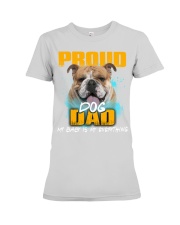 English Bulldog-Proud Dog Dad Premium Fit Ladies Tee tile
