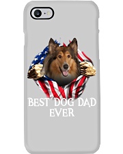 Rough Collie-Dog Flag-Dad Phone Case tile