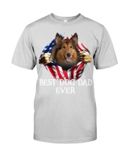 Rough Collie-Dog Flag-Dad Premium Fit Mens Tee tile