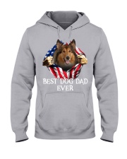 Rough Collie-Dog Flag-Dad Hooded Sweatshirt tile
