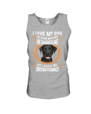 Labrador-Uncondittionally Unisex Tank tile