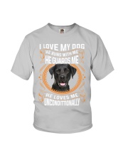 Labrador-Uncondittionally Youth T-Shirt tile
