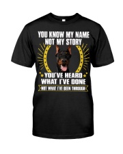 Doberman-My Story Classic T-Shirt front