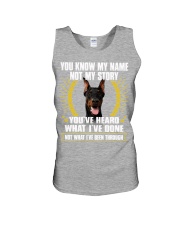 Doberman-My Story Unisex Tank tile